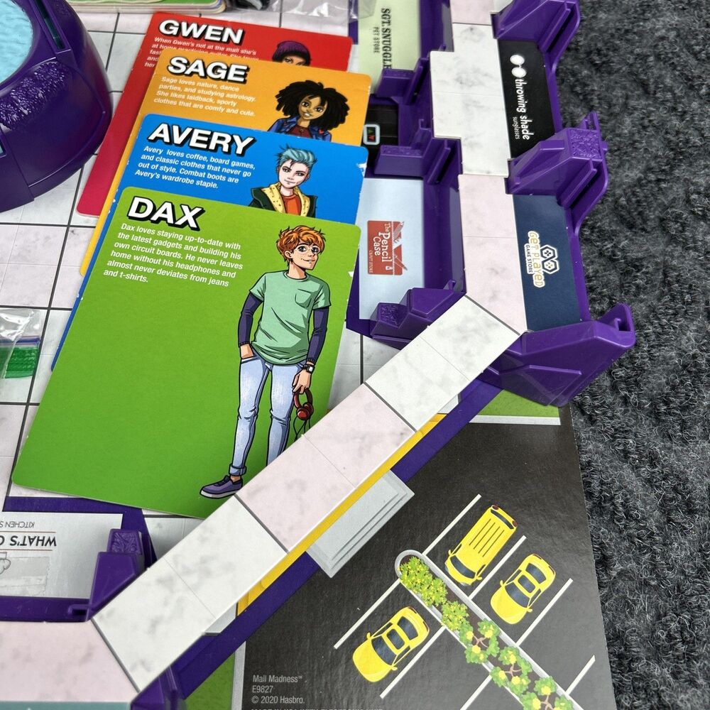 Mall Madness Electronic Board Game 2020 Hasbro The Classic Shopping Spree Game - Picture 4 of 15